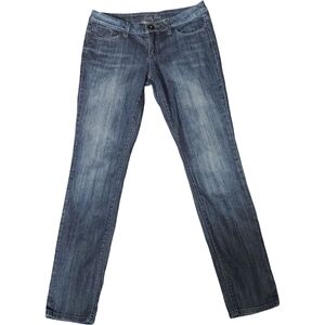 Guess Women's Straight Leg Blue Jeans With Bling Size 30 Waist